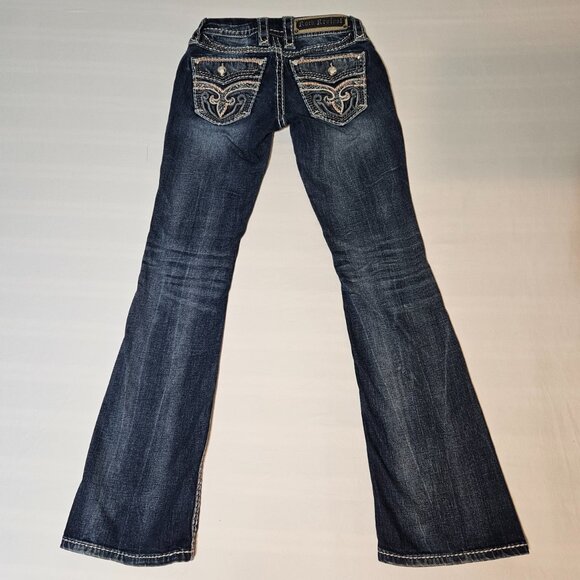 ROCK REVIVAL Tali Bootcut Jeans Size 24 - Picture 4 of 13